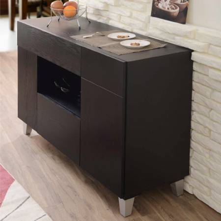 La texture nera della pelle venata dal legno fa sì che le persone si sentano più stabili.